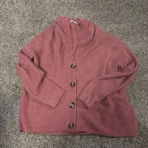 Pink American Eagle cardigan
